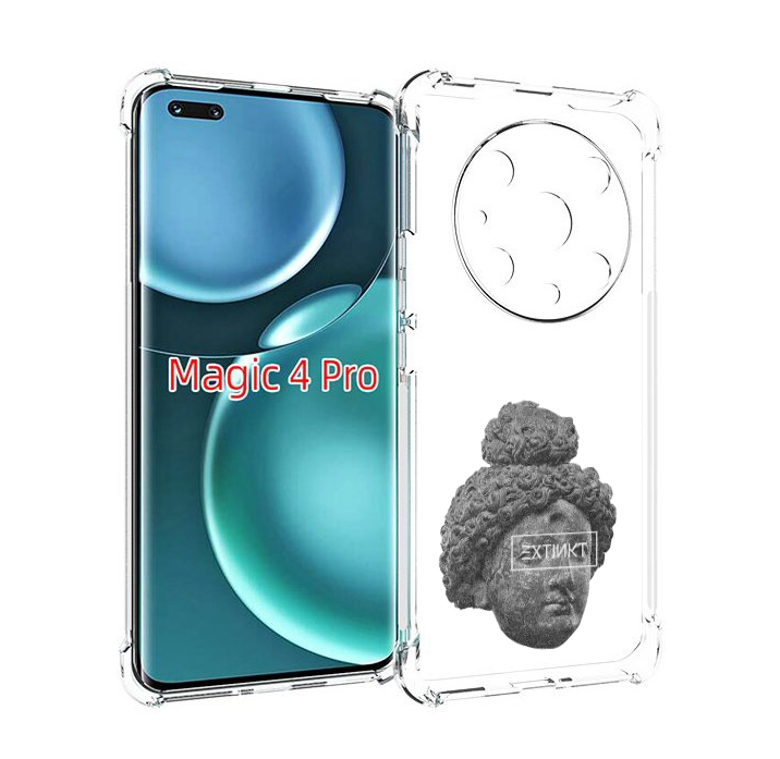 

Чехол MyPads каменное лицо девушки для Honor Magic4 Pro, Прозрачный, Tocco