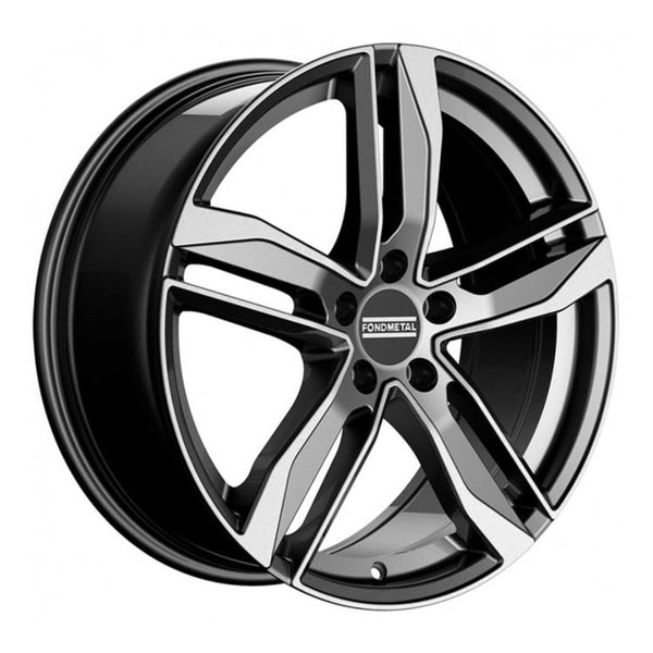 фото Диски r18 5x112 8j et40 d66,5 fondmetal hexis glossy titanium machined