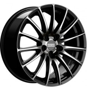 Диски R17 5x112 7J ET42 D57,1 Fondmetal 7 800 Glossy Black Machined