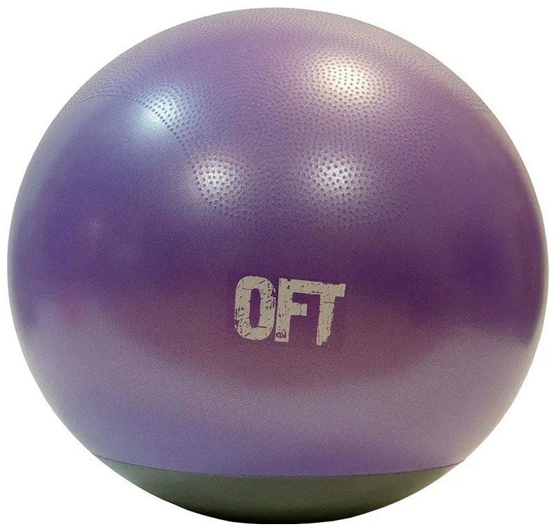 Мяч гимнастический Original FitTools 65 см профессиональный двухцветный