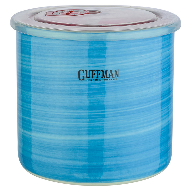 

Банка для продуктов Guffman Ceramics 12,5х12,5х12 см C-06-011-B, Голубой