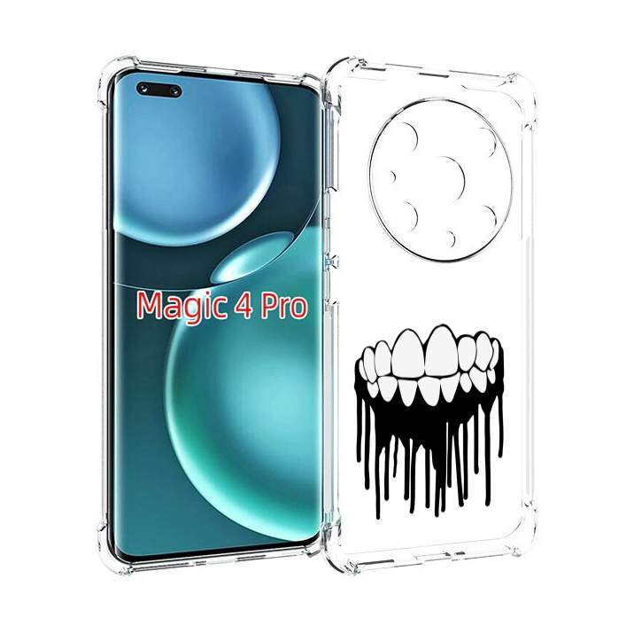

Чехол MyPads зубы для Honor Magic4 Pro, Прозрачный, Tocco