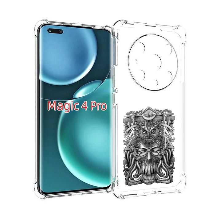 

Чехол MyPads зубастая сова для Honor Magic4 Pro, Прозрачный, Tocco