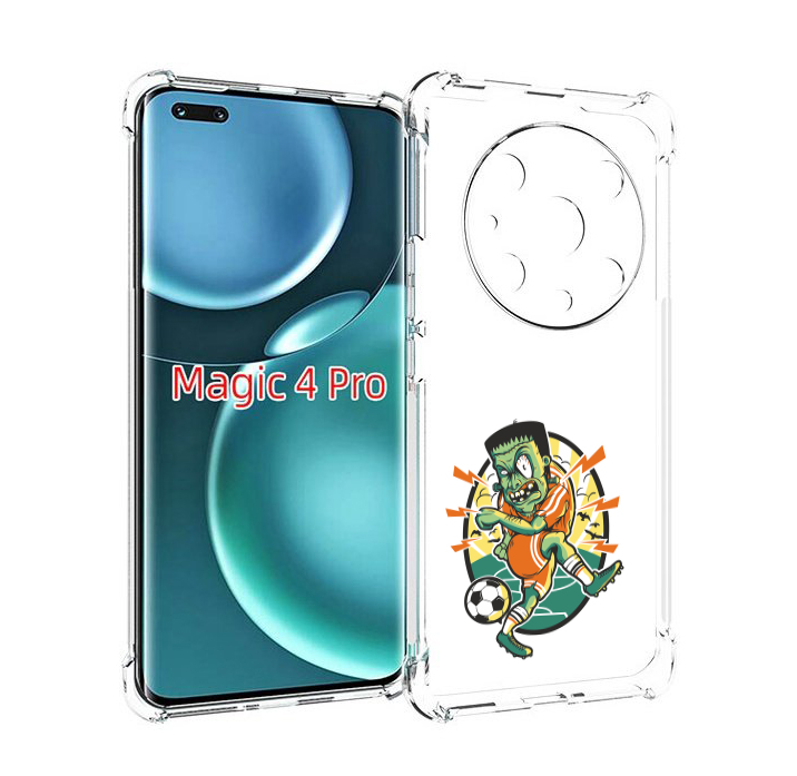 

Чехол MyPads зомби футболист для Honor Magic4 Pro, Прозрачный, Tocco