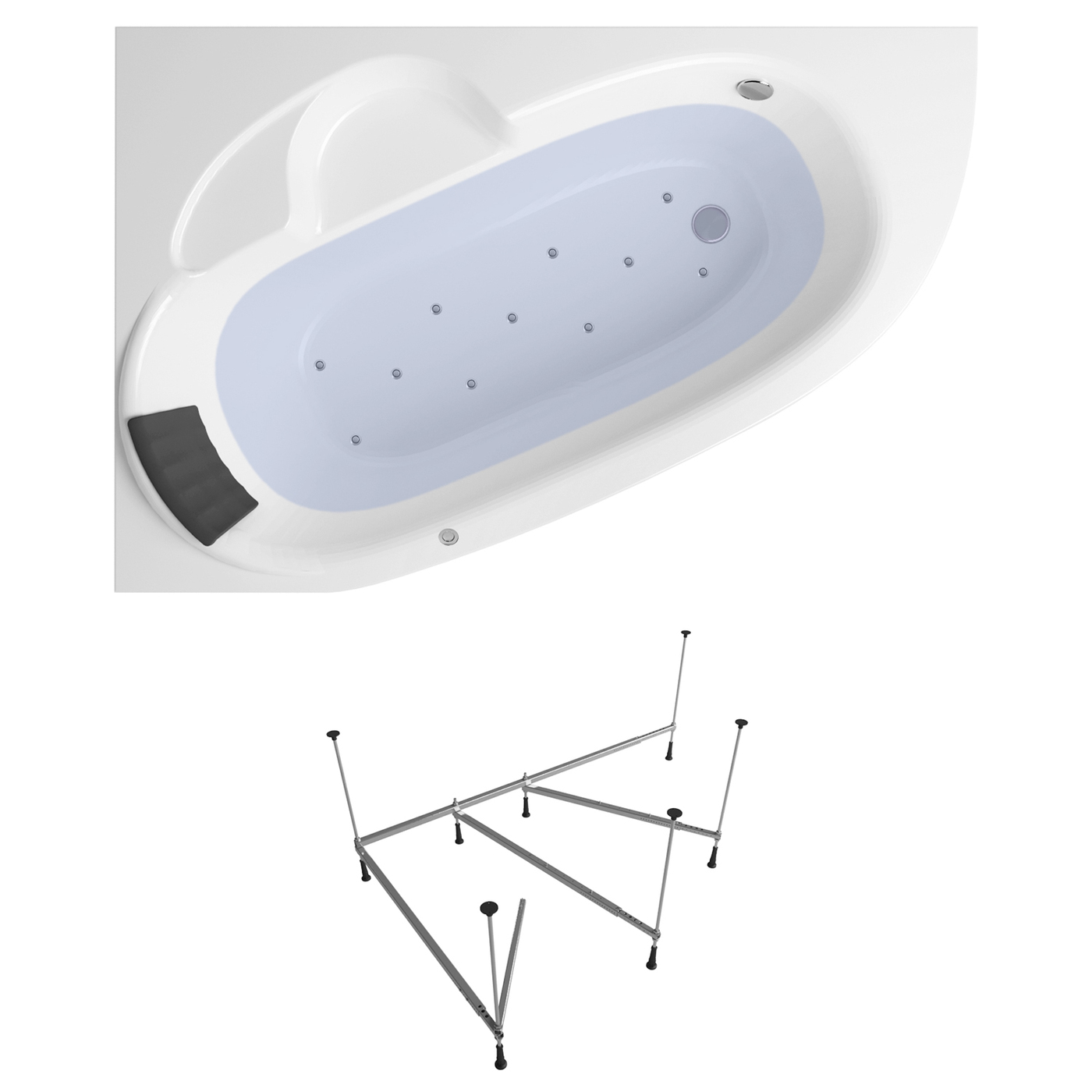 

Аэромассажный комплект 4 в 1 Lavinia Boho Bell Pro 360930A0, 160x105 см