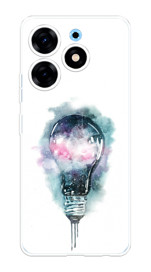 

Чехол на Tecno Spark 10 Pro "Волшебная лампа", Белый;серый, 303750-4