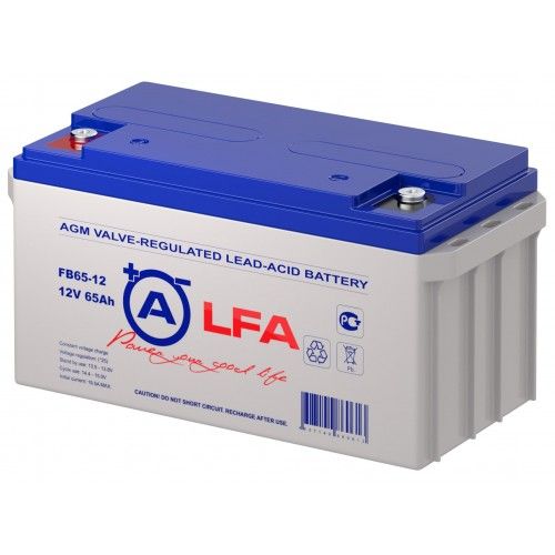 

Свинцово-кислотный аккумулятор ALPHA BATTERY FB 65-12 12В 65Ач 4187, FB 65-12