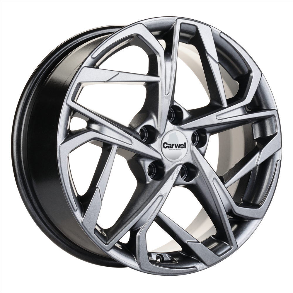 

Колесный диск Carwel Цаган 1716 7x17/5x114.3 D67.1 ET48, Серебристый;черный