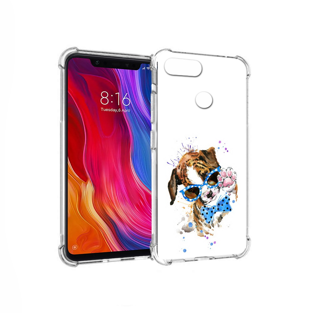 

Чехол MyPads Tocco для Xiaomi Mi 8 Lite лапочка (PT119514.309.434), Прозрачный, Tocco