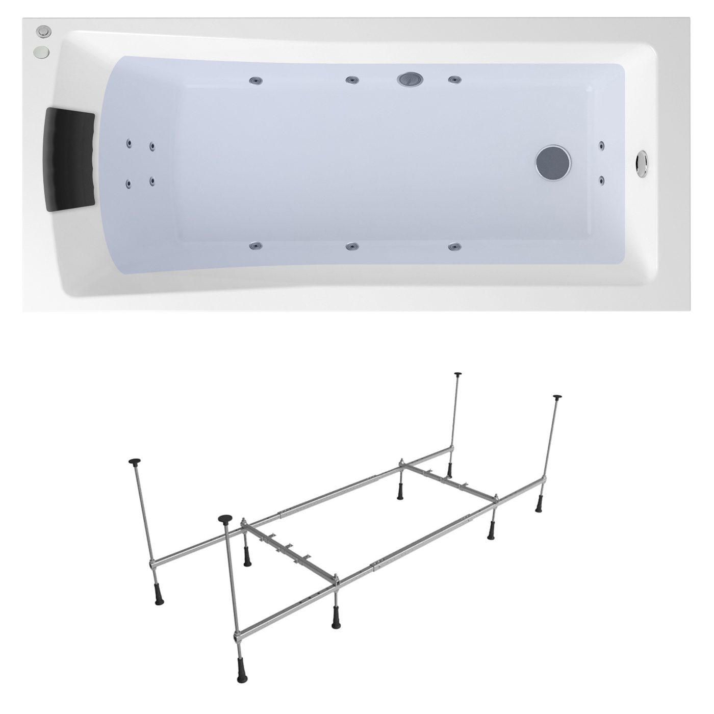 

Гидромассажный комплект 4 в 1 Lavinia Boho One 36054H00, 150x70 см