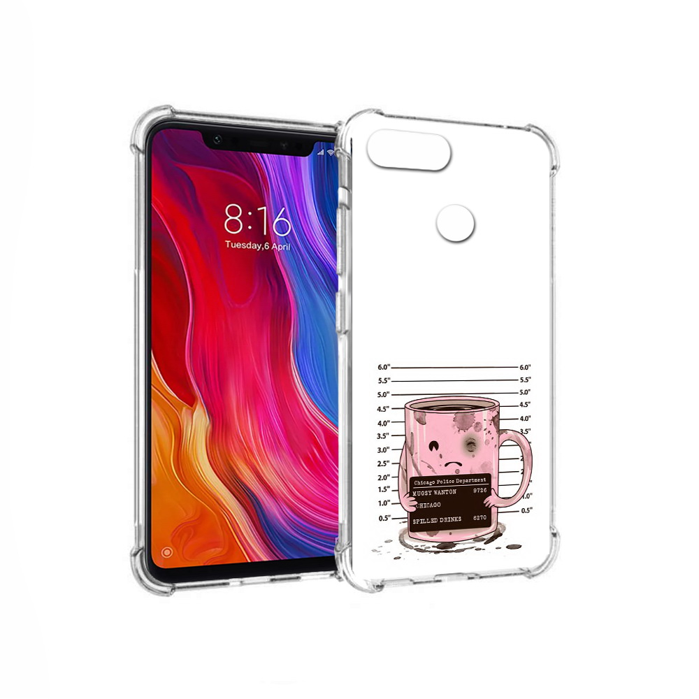 

Чехол MyPads Tocco для Xiaomi Mi 8 Lite кружка (PT119514.309.420), Прозрачный, Tocco