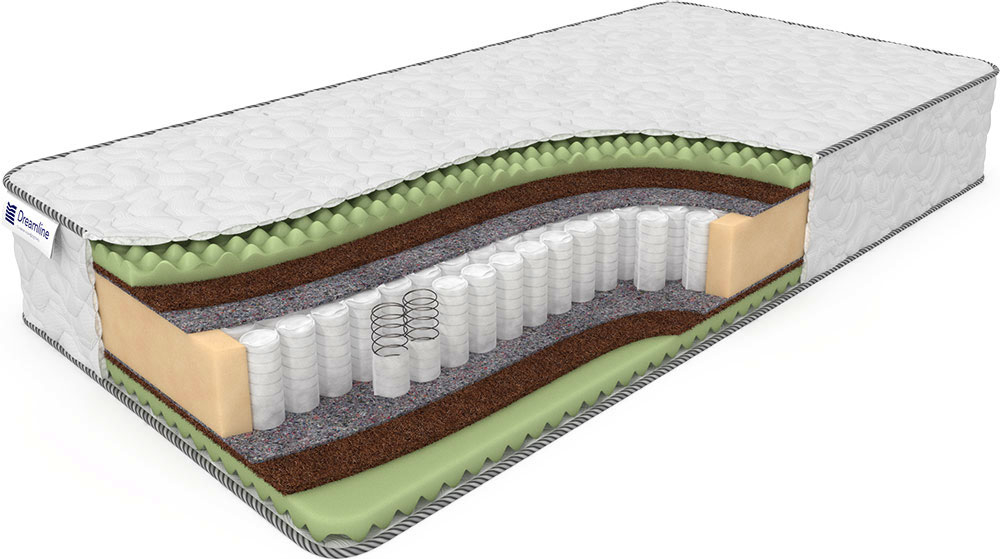 

Матрас Dreamline Space Massage TFK 100х175, Бежевый;белый;серый;серебристый, Space Massage TFK