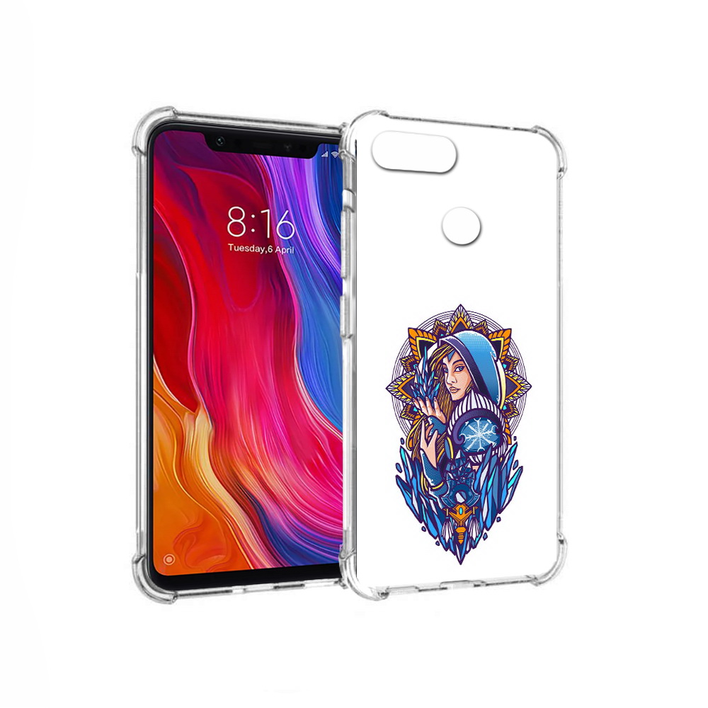 

Чехол MyPads Tocco для Xiaomi Mi 8 Lite кристал мейден дота 2 (PT119514.309.415), Прозрачный, Tocco