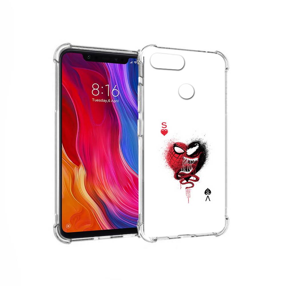 

Чехол MyPads Tocco для Xiaomi Mi 8 Lite Веном (PT119514.309.41), Прозрачный, Tocco