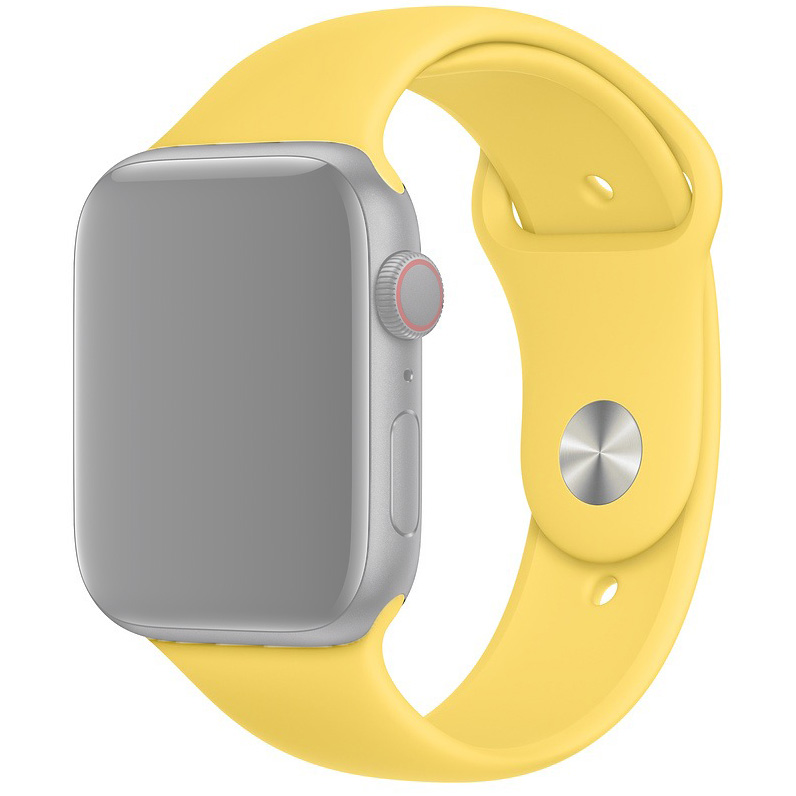 Ремешок для Apple Watch 1-6/SE силиконовый 38/40 мм InnoZone - Золотистый (APWTSI38-04) 600004228655 золотистый