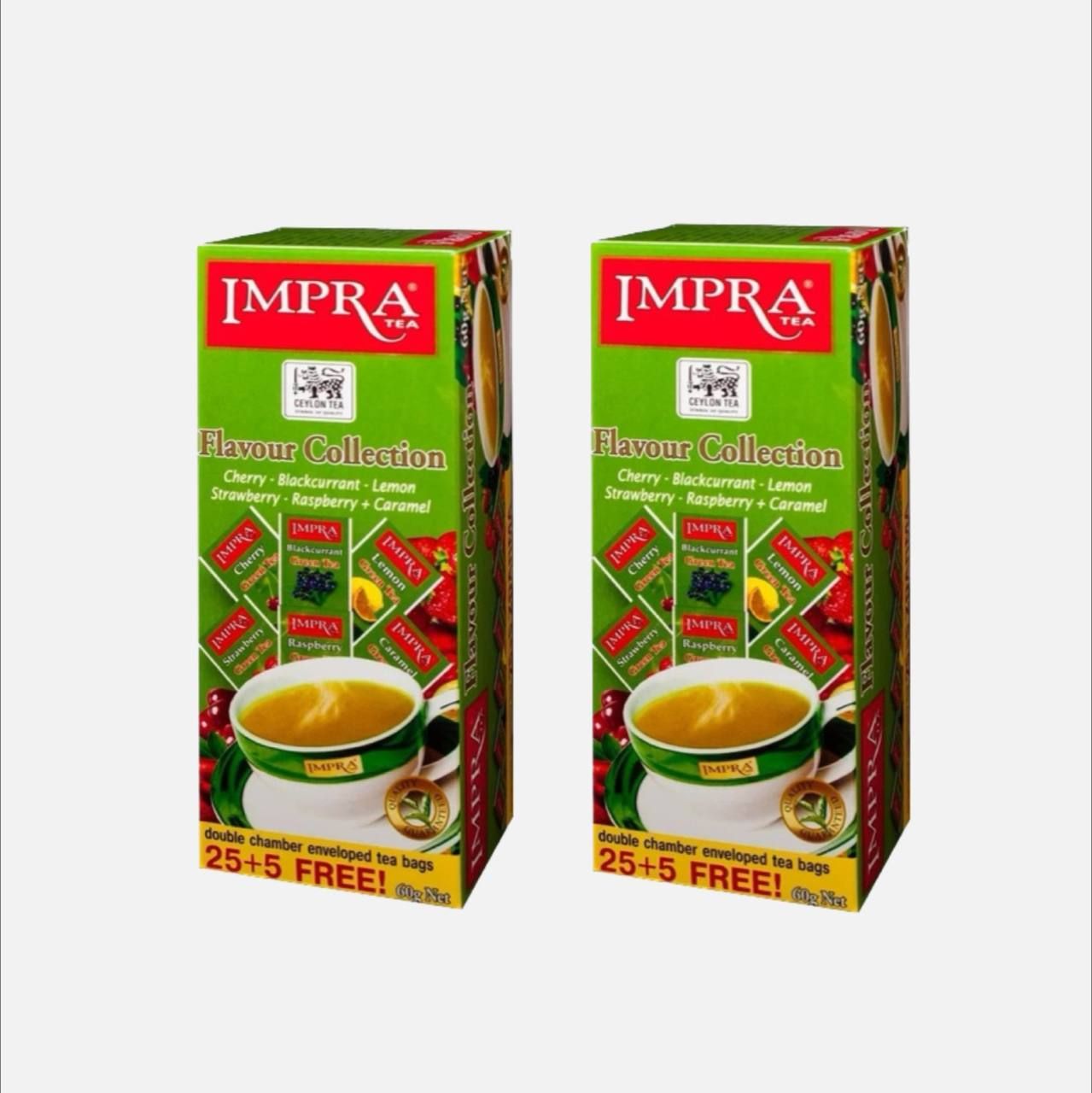 Зеленый чай Impra Tea пакетики 60г 2 шт