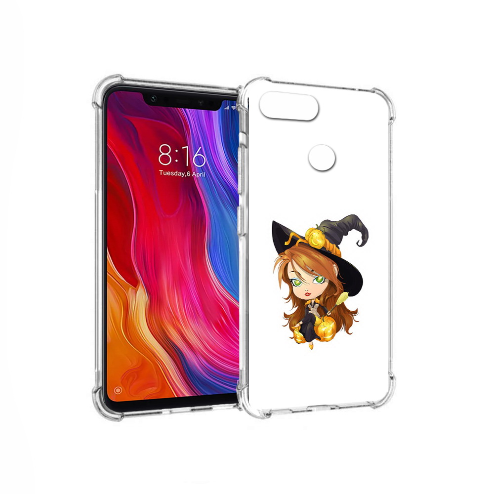 

Чехол MyPads Tocco для Xiaomi Mi 8 Lite Ведьмочка (PT119514.309.40), Прозрачный, Tocco
