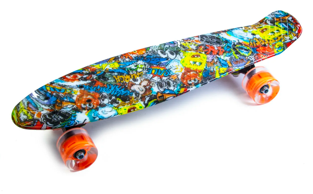 

Пенни борд Larsen Graffiti 55х5,91 см, оранжевый, Graffiti