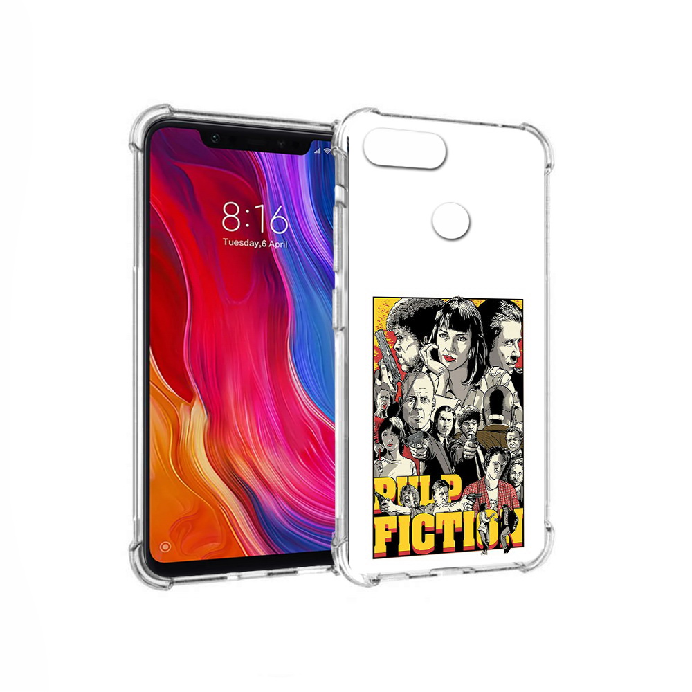 Чехол MyPads Tocco для Xiaomi Mi 8 Lite комикс картинка (PT119514.309.390)