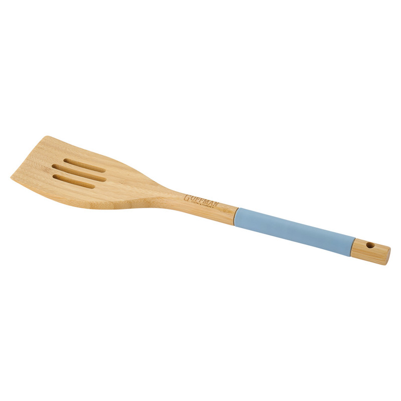Лопатка кулинарная голубая бамбук GUFFMAN M04-073-B
