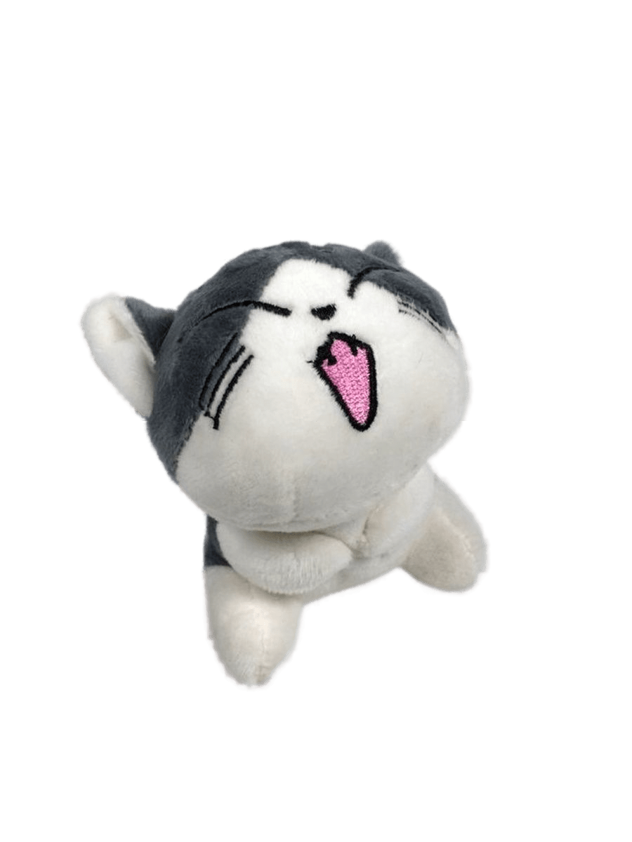 

Мягкая игрушка Plush Story брелок, котенок чи хохочет chi's sweet home 10 см., Серый