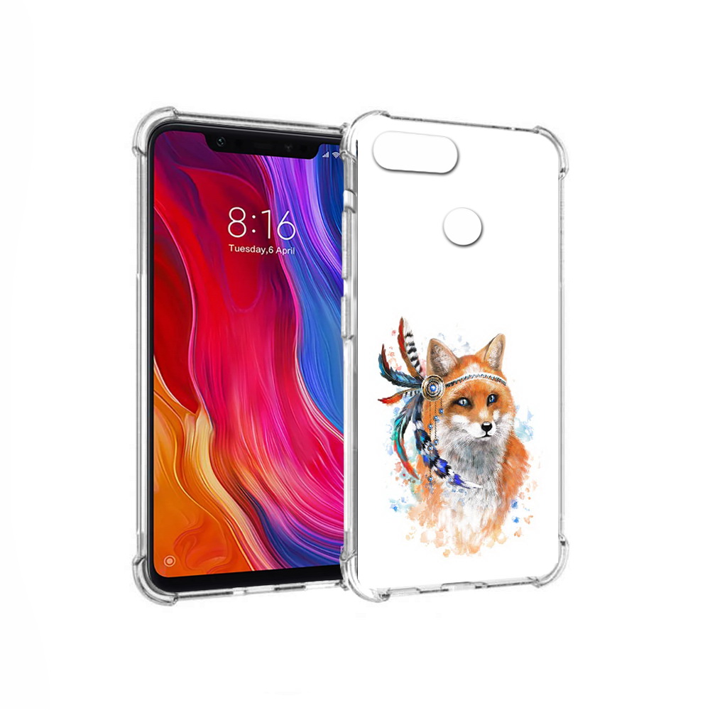 

Чехол MyPads Tocco для Xiaomi Mi 8 Lite инду лиса (PT119514.309.377), Прозрачный, Tocco