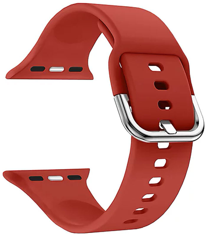 фото Ремешок для смарт-часов lyambda для apple watch 42/44 mm аvior dsj-17-44-rd red