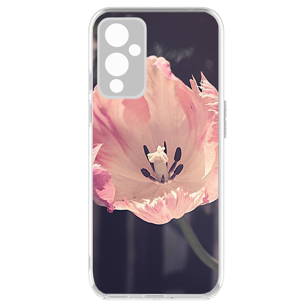 

Чехол-накладка Krutoff Clear Case Тюльпан для OnePlus 9, Прозрачный