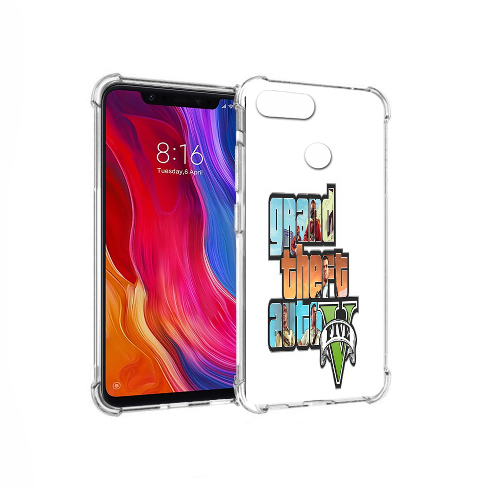 

Чехол MyPads Tocco для Xiaomi Mi 8 Lite игра гта (PT119514.309.373), Прозрачный, Tocco