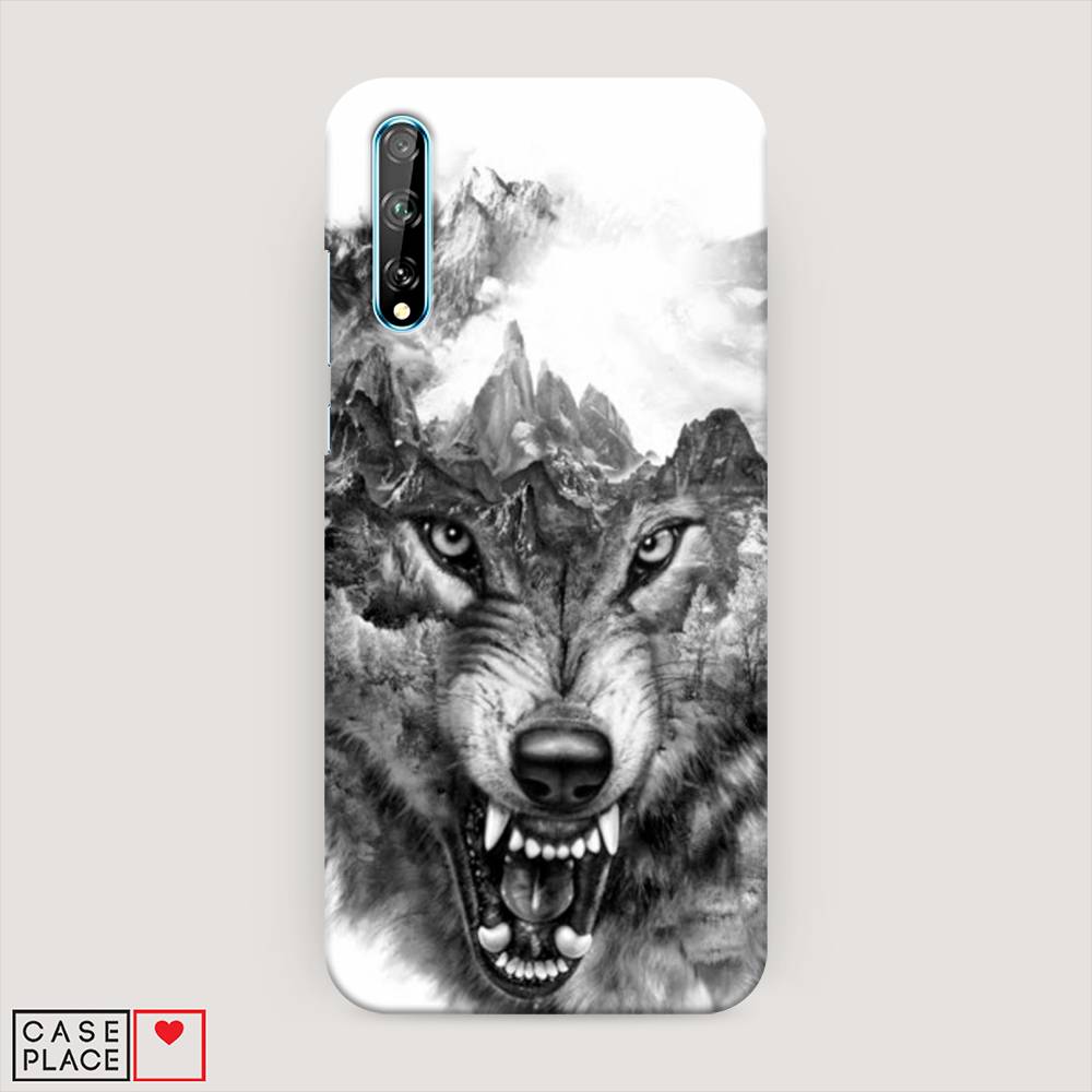 

Чехол Awog "Волк в горах" для Huawei P Smart S