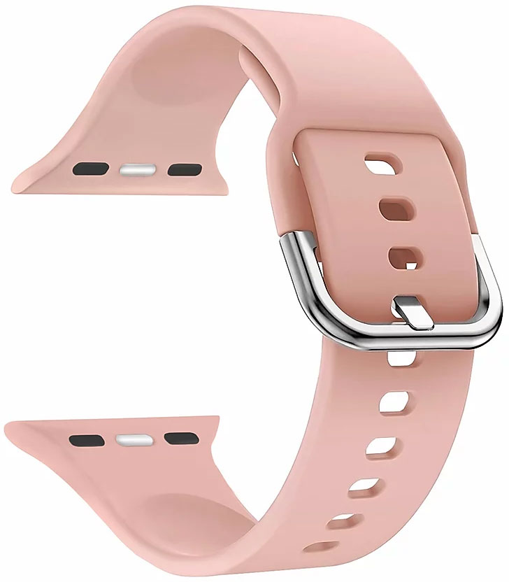 фото Ремешок для смарт-часов lyambda для apple watch 38/40 mm avior dsj-17-40-pk light pink