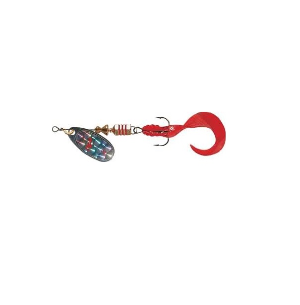 

Блесна вращающаяся Mepps Comet Rainbo Twist Red 0 S, Разноцветный;красный
