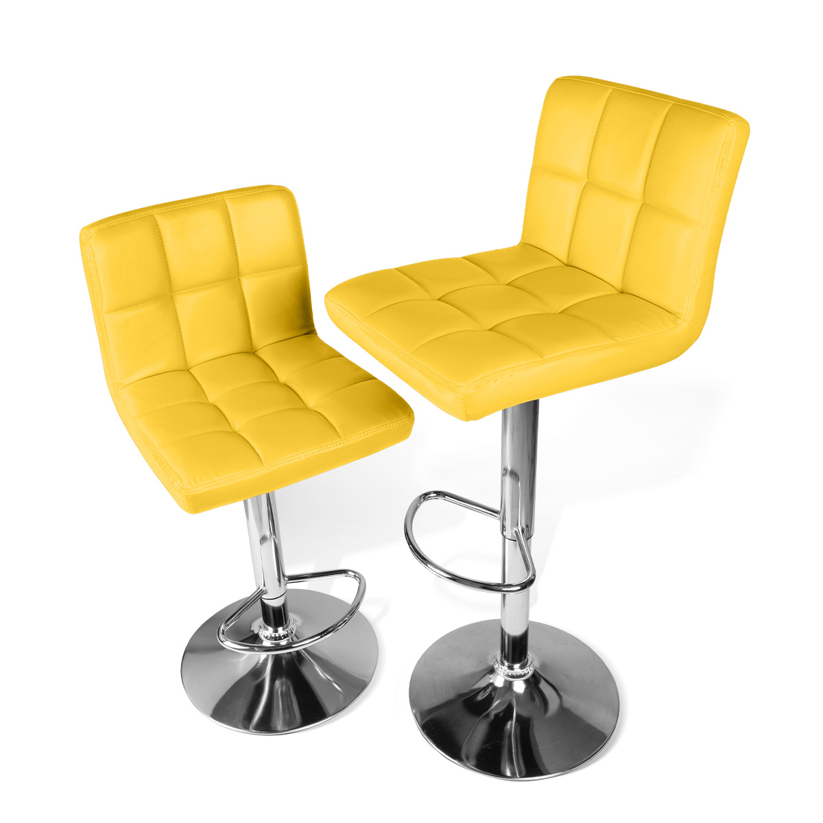 Комплект барных стульев Ergozen Loft 2 шт, жёлтый
