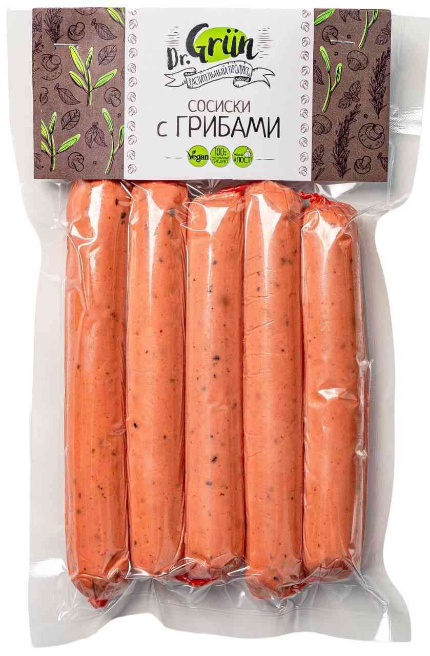 

Сосиски Dr. Grun растительные с грибами 300 г