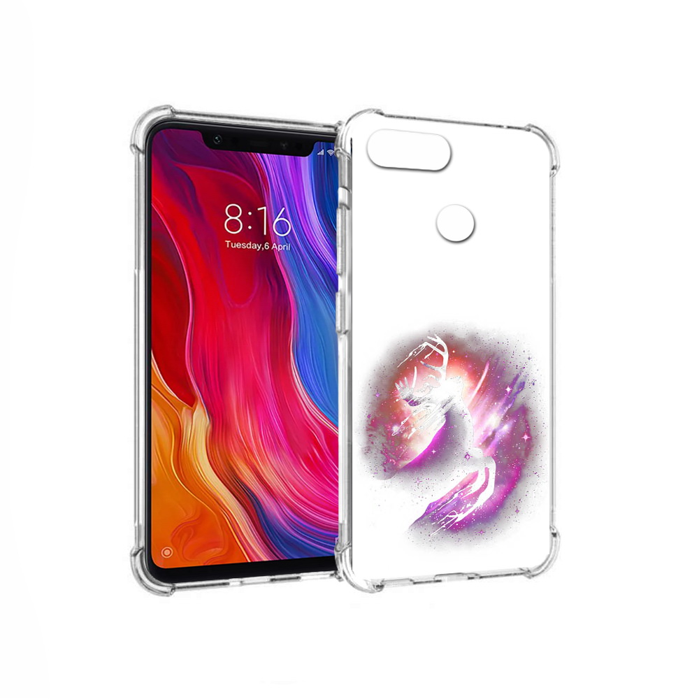 

Чехол MyPads Tocco для Xiaomi Mi 8 Lite звездный олень (PT119514.309.354), Прозрачный, Tocco