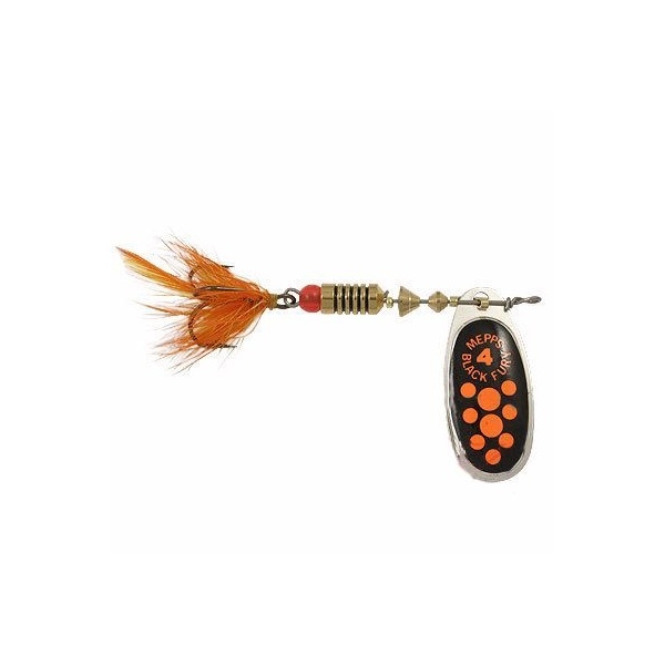

Блесна вращающаяся Mepps Black Fury Mouche 4 Silver/Orange, Оранжевый;серебристый;черный, Black Fury Mouche