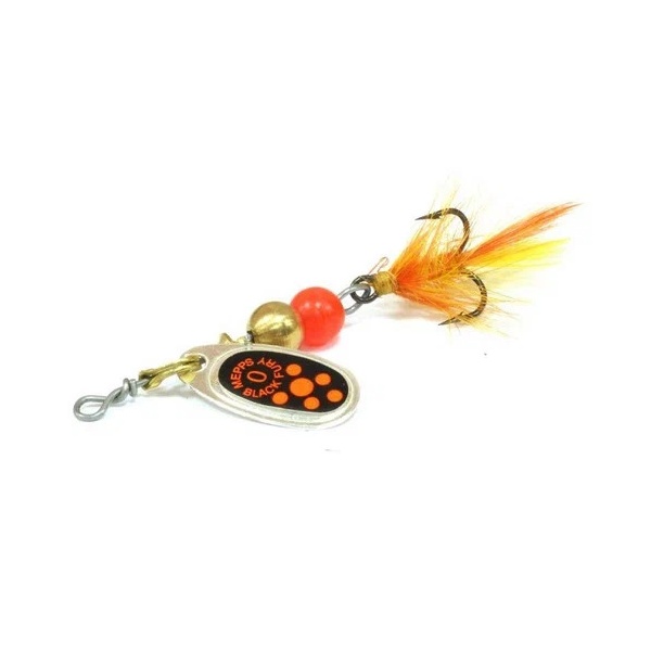 фото Блесна вращающаяся mepps black fury mouche 2 silver/orange