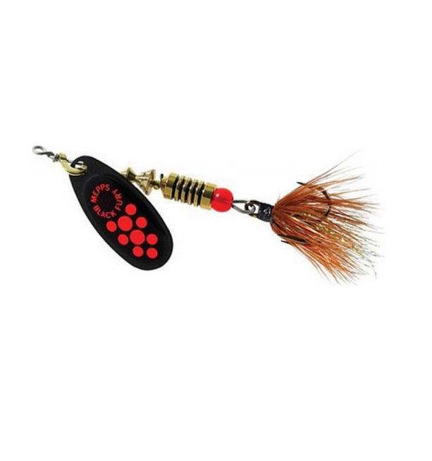 

Блесна вращающаяся Mepps Black Fury Mouche 00 Black/Orange