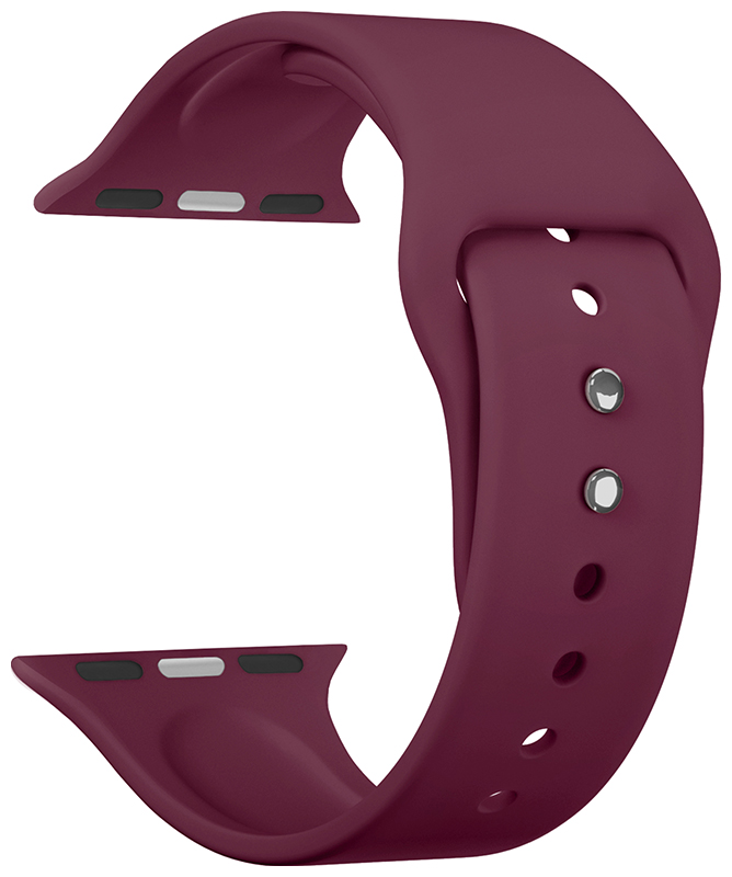 фото Ремешок для смарт-часов lyambda для apple watch 38/40 mm altair ds-aps08-40-wr wine red