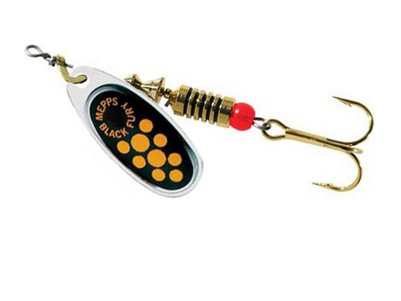 

Блесна вращающаяся Mepps Black Fury 2 Silver/Yellow, Желтый;серебристый;черный