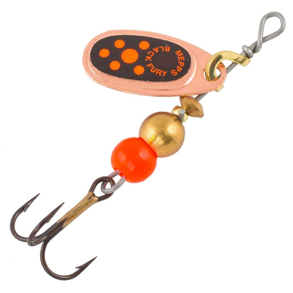 

Блесна вращающаяся Mepps Black Fury 0 Copper/Orange