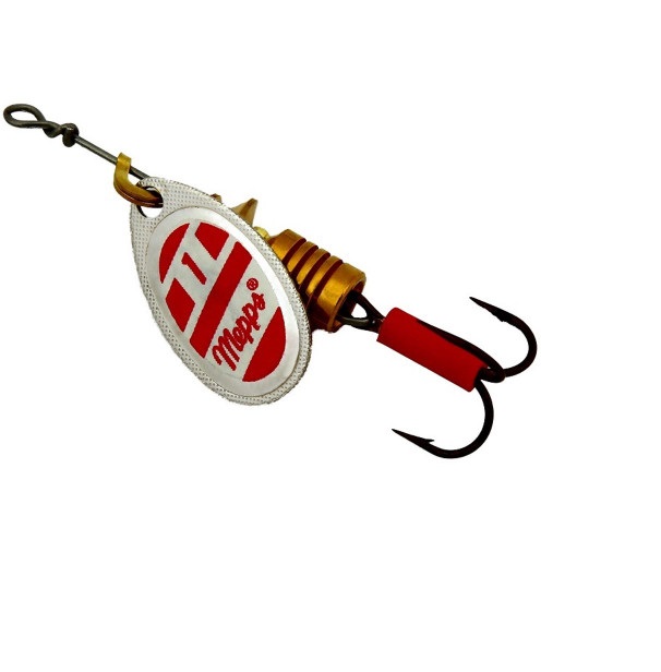 

Блесна вращающаяся Mepps Aglia White/Red 3 Silver, Серебристый;красный;белый