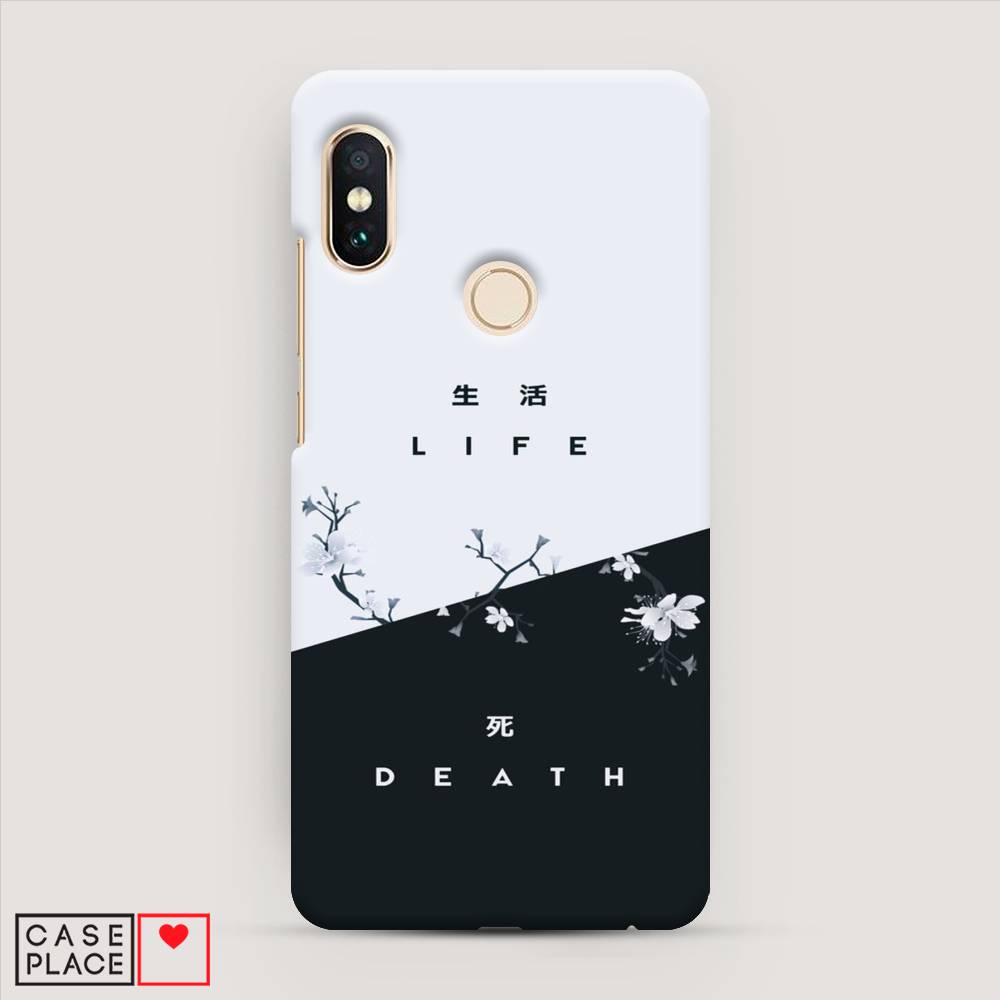 фото Пластиковый чехол "life and death" на xiaomi redmi note 5 awog