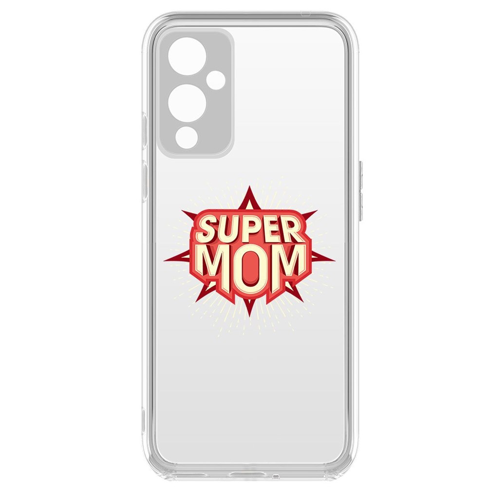 фото Чехол-накладка krutoff clear case супер мама для oneplus 9