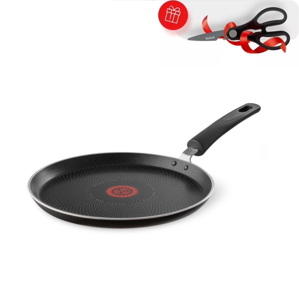 фото Сковорода для блинов 25 simplissima tefal 4191525 (ножницы в подарок)