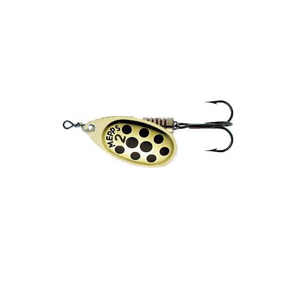 

Блесна вращающаяся Mepps Aglia PTS 3 Gold/Black dots