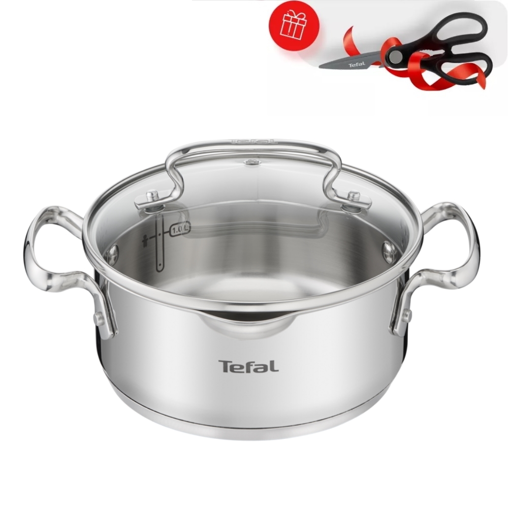 фото Кастрюля 18 (1;9 l) duetto+ tefal g7194355 (ножницы в подарок)