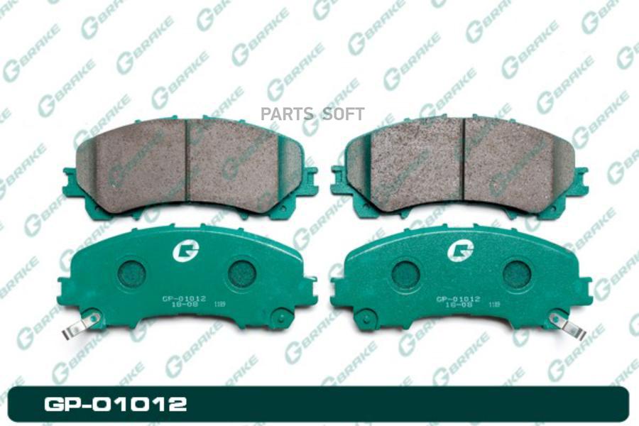 

Тормозные колодки GBRAKE GP01012
