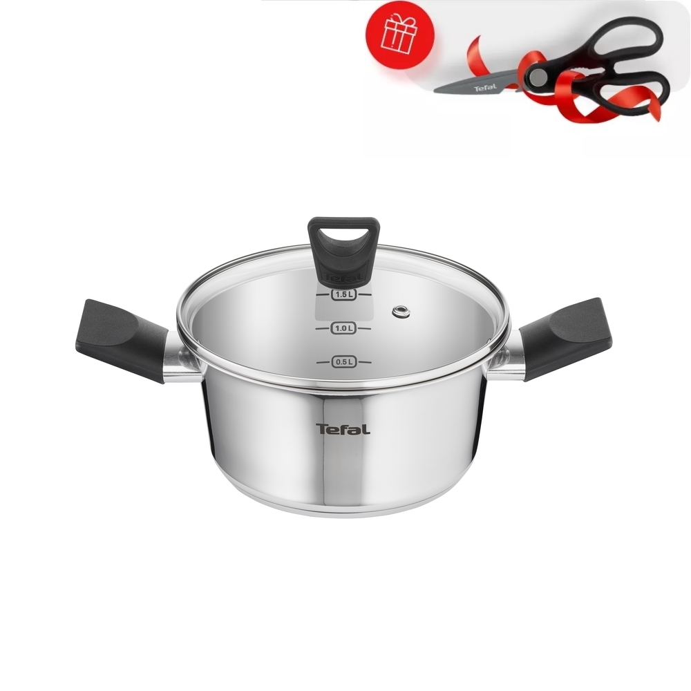 фото Кастрюля tefal b9074474 (ножницы в подарок)