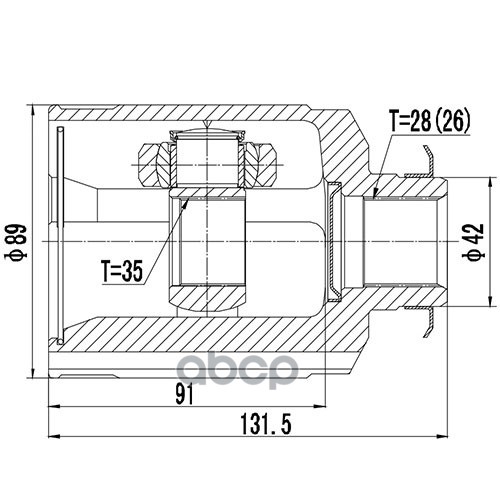 

Шрус Z88984R Zikmar